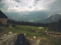 Vista verso la valle di Cortina